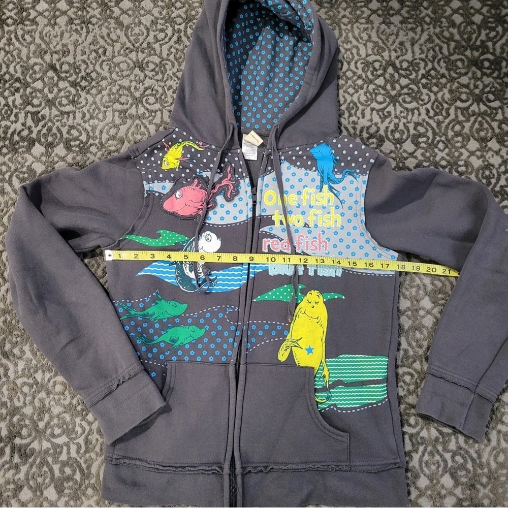 Dr Seuss Zippered Hoodie Jacket Size L - Picture 8 of 10